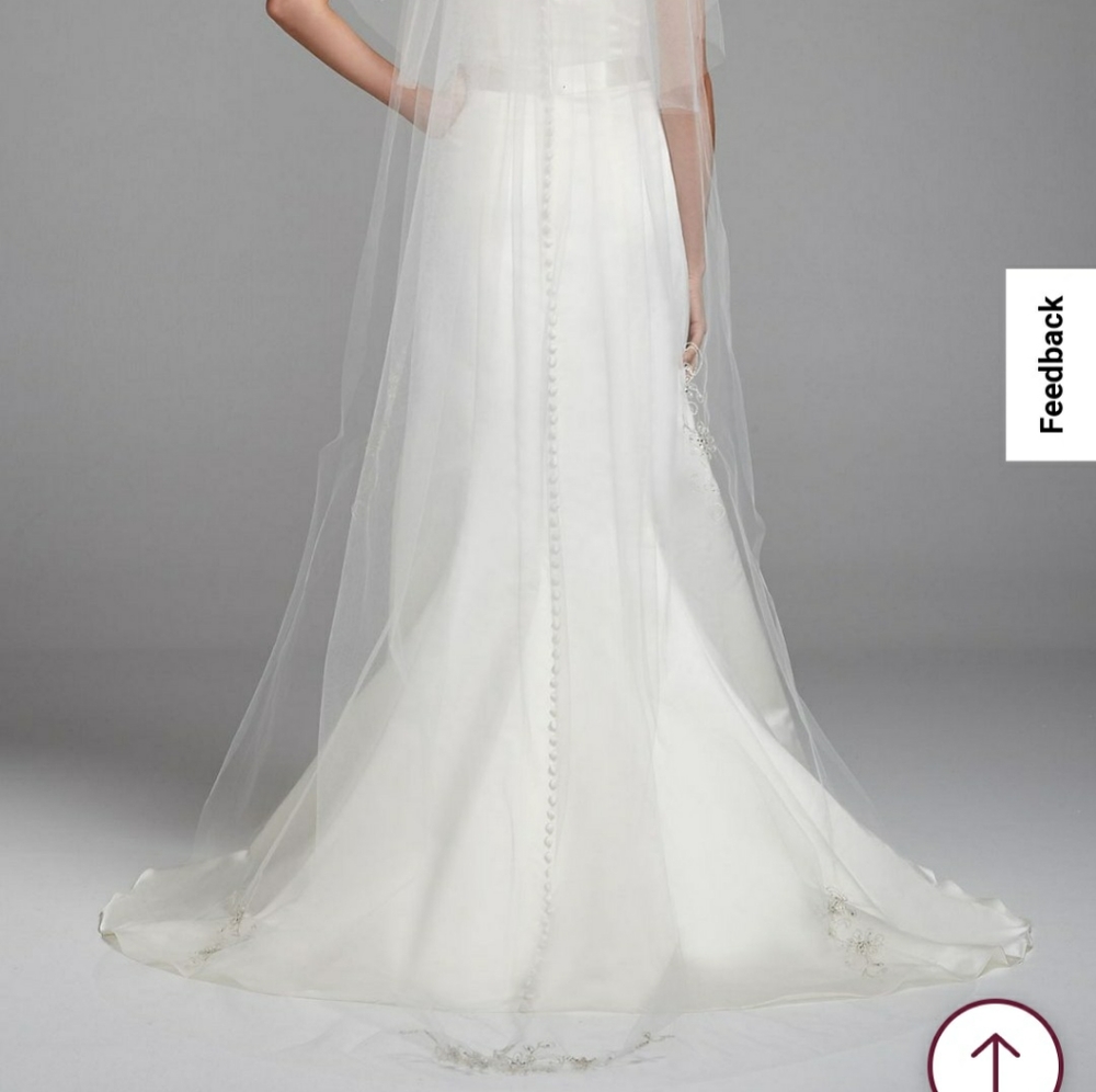 Crystal and Floral Design Cathedral VeilDAVID'S BRIDAL